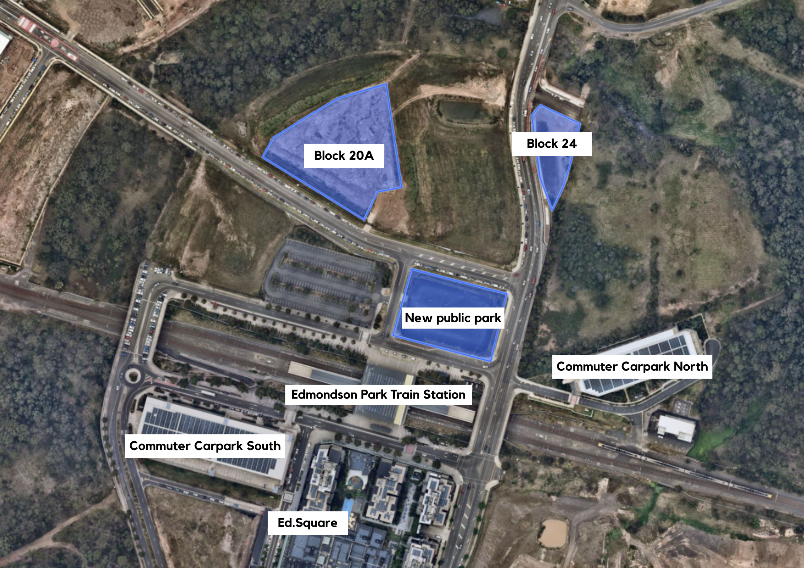 Ed Park community consultation - projects map